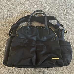 Black skip hop diaper bag